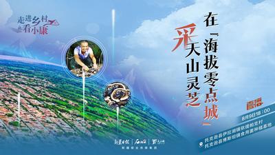 石榴云“走进乡村看小康”丨在“海拔零点城”采天山灵芝
