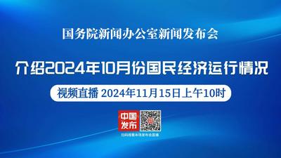 国新办举行2024年10月份国民经济运行情况新闻发布会