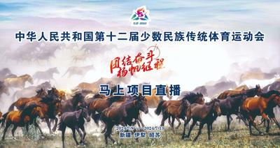 直播丨看各地骑手在昭苏县骑着骏马倒挂金钩拾哈达 