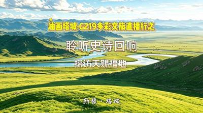 油画塔城·G219多彩文旅直播行之聆听史诗回响 探访天赐福地