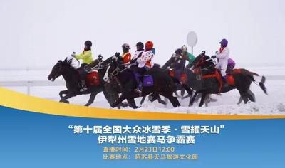 天马奔腾！雪地赛马争霸赛鸣锣开赛