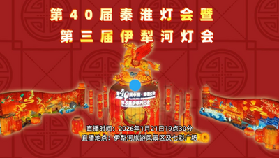 秦淮灯彩映天山·天马奔腾贺新年 第40届秦淮灯会暨第三届伊犁河灯会