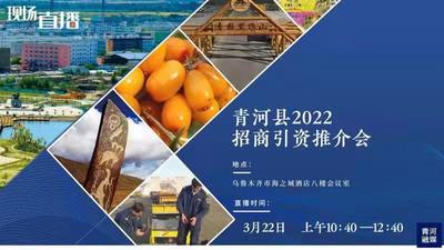 青河县2022年招商引资推介会