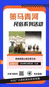 青河县“策马青河”民俗系列活动
（姑娘追展演、盛装骏马、骑手选拔、赛马、赛畜、绒山羊选美比赛）