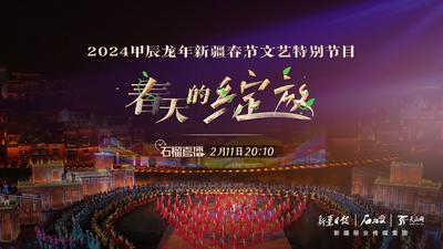直播标题：石榴直播丨春天的绽放——2024甲辰龙年新疆春节文艺特别节目