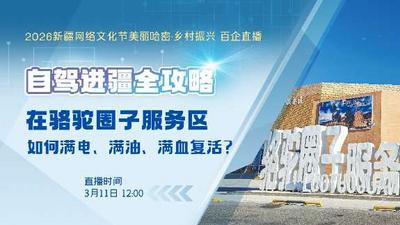 自驾进疆全攻略！在骆驼圈子服务区如何满电、满油、满血复活？ “百企直播”第五十五场