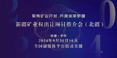 聚焦！新疆矿业权出让项目推介会（北疆）